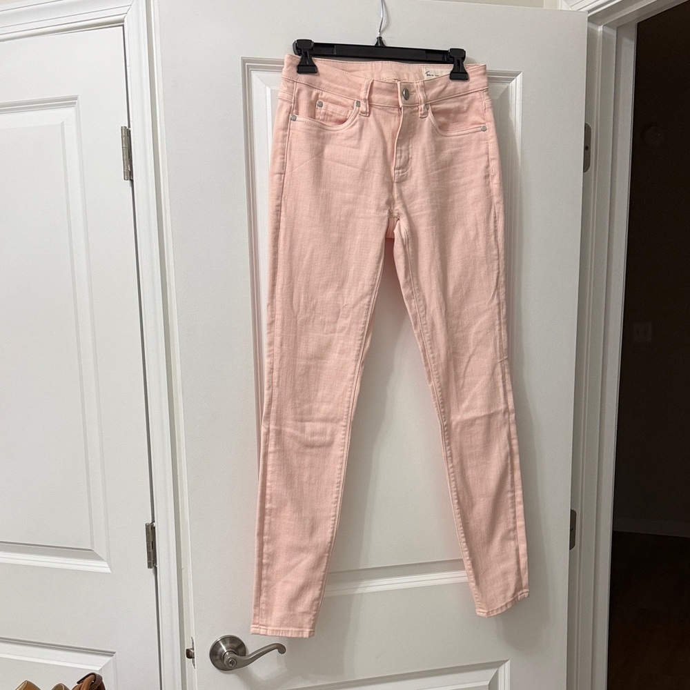 Two by Vince Camuto Pastel Pink Skinny Jeans